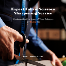 Load image into Gallery viewer, sharp kai hair scissors pet grooming scissors fabric scissors sewing scissors kitchen scissors knife sharpening professional shaping sharpening near me new york new jersey